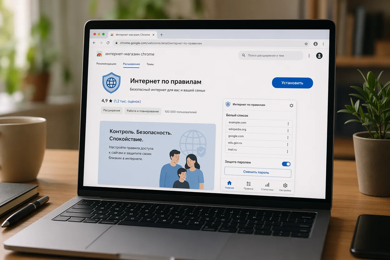 Как работает белый интернет шаг 4: установка расширения для фильтрации в браузере