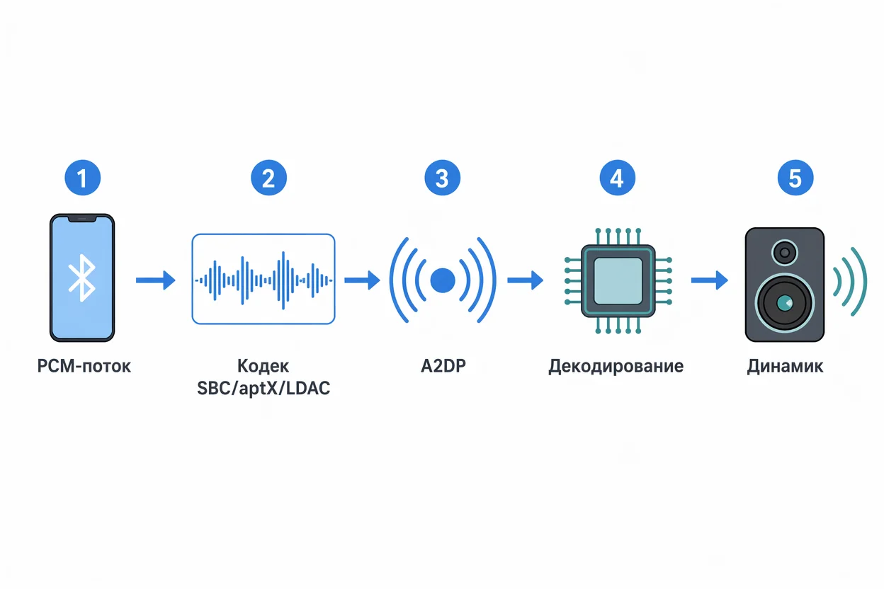 Как работают Bluetooth наушники — путь аудиосигнала от телефона к динамику